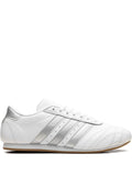 adidas Taekwondo Cloud White/Silver Metallic/Gum Sneakers — White — Size US M 9.5 - US W 11 — Front View
