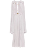 Elisabetta Franchi Lurex Maxi Dress — Same as shown — Size XS — Front View
