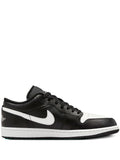 Air Jordan 1 Low Orca - Black/White Sneakers — Black — Size US M 10.5 - US W 12 — Front View