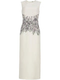 Adam Lippes Ophelia Midi Dress — White — Size S — Front View