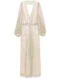 Bash Cala Maxi Dress — Red/ Gold — Size S — Front View