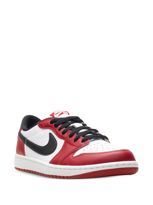 Air Jordan 1 Low Og Sneakers — Red — Size US M 10.5 - US W 12 — Side View