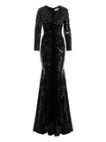 Vpm Atelier Athena Maxi Dress — Black — Size XS — Front View