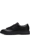 adidas Stan Smith Freizeit Sneakers — Black — Size US M 8 - US W 9.5 — Front View
