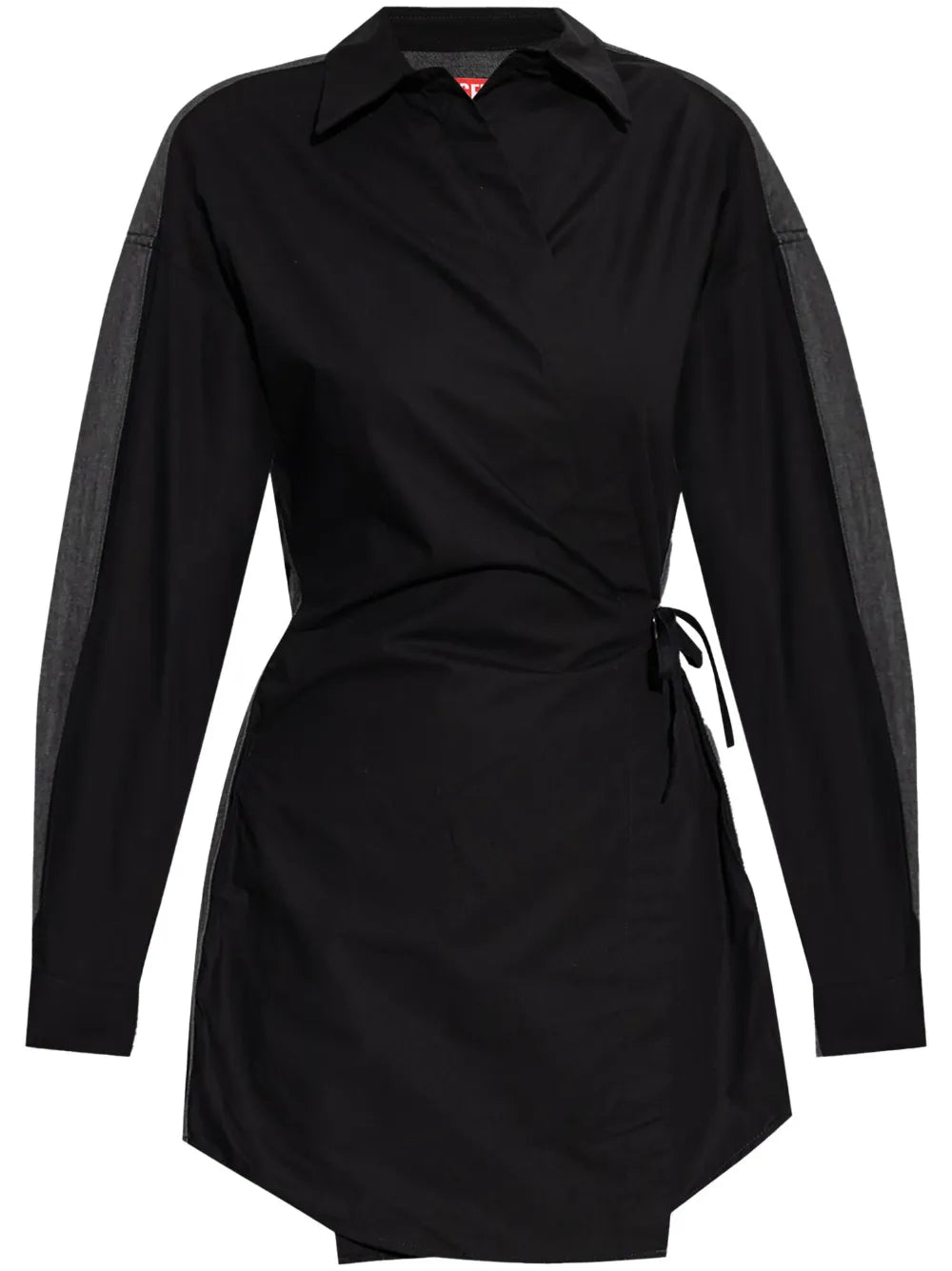 Diesel D Elphi Den Dress — Black — Size S — Front View