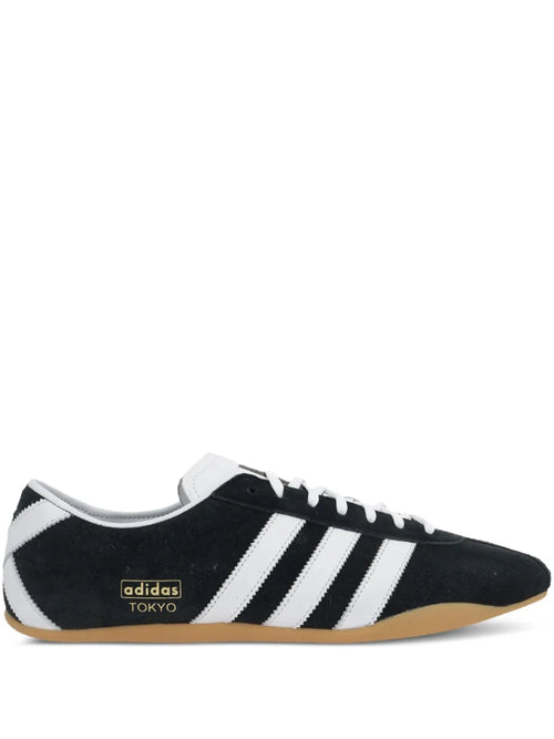 adidas Tokyo Trainers — Black — Size US M 5 - US W 6.5 — Front View