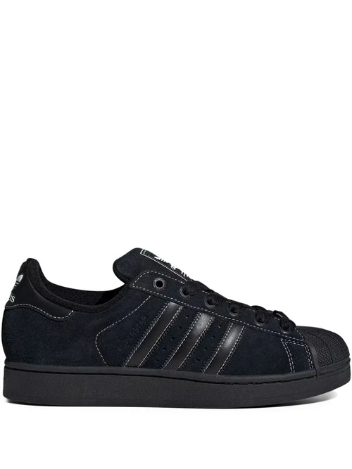 adidas Superstar Ii Core Black Sneakers — Black — Size US M 4 - US W 5.5 — Front View