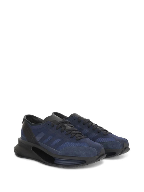 adidas Yeezy Suede Sneakers — Blue — Size US M 3.5 - US W 5 — Side View