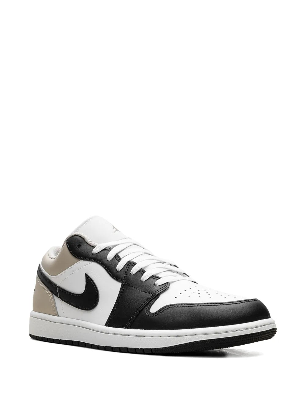 Air Jordan 1 Low Summit White/Rattan Sneakers — Black — Size US M 10.5 - US W 12 — Side View