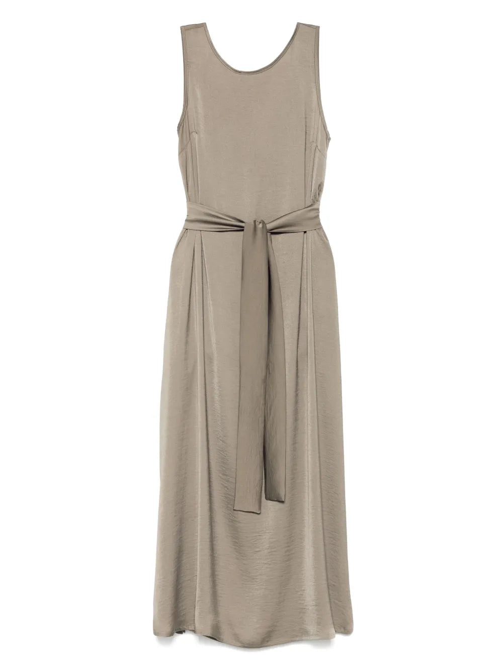 Moutaki Satin Midi Dress — Same as shown — Size XS — Front View