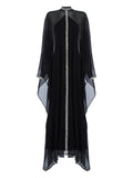 Taller Marmo Parthenon Dress — Black — Size XS — Front View