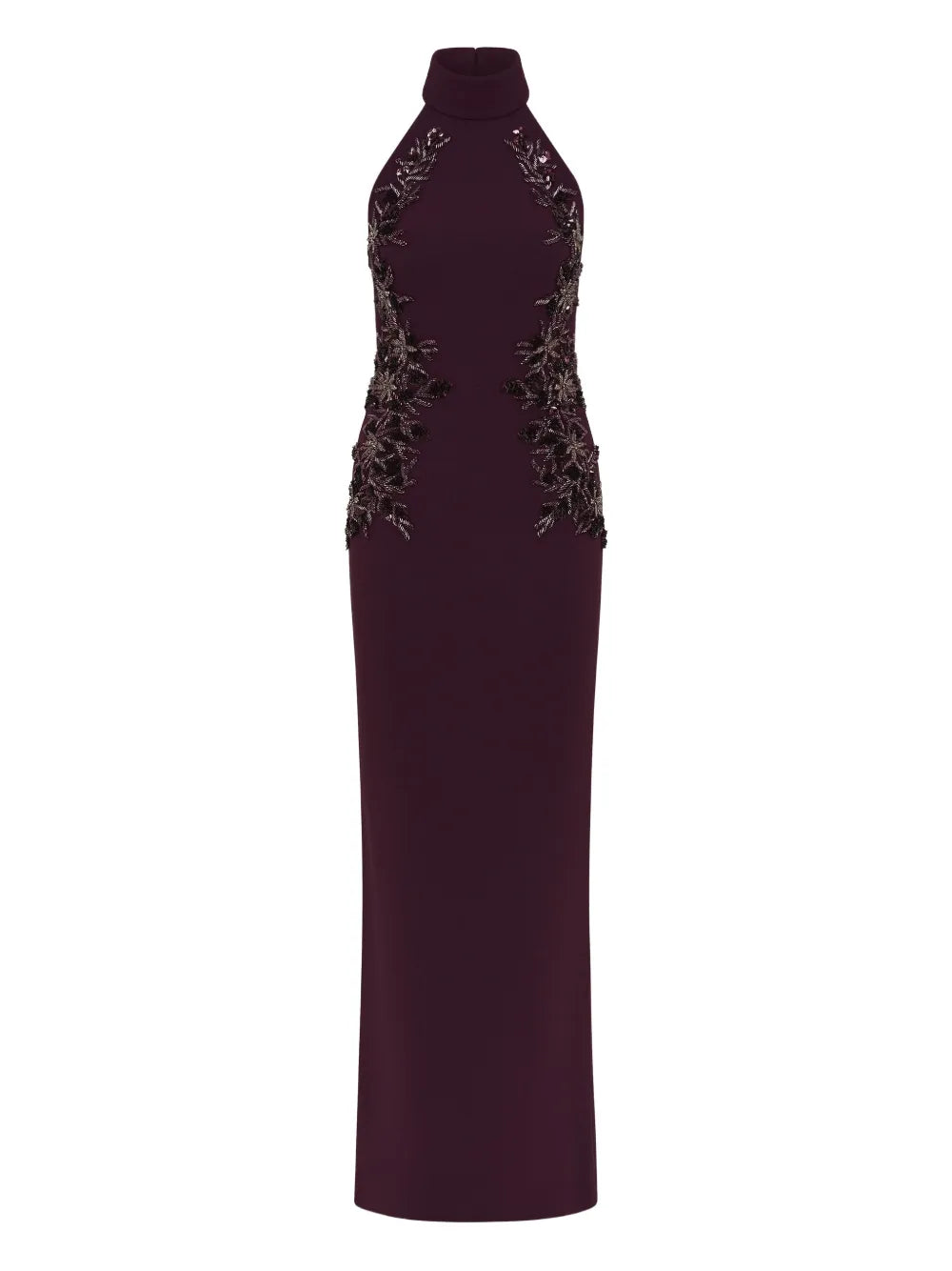 Rebecca Vallance Beatrice Maxi Dress — Purple — Size XS — Front View