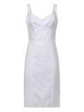 Dolce Gabbana Corset Mini Dress — White — Size S — Front View