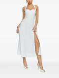 Reformation Halter Neck Split Dress — White — Size XS — Front View