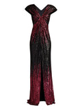 Tadashi Shoji Carys Gown Dress — Pink — Size XS — Front View