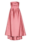 Solace London Tiffany Strapless Maxi Dress — Pink — Size L — Front View
