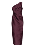 Solace London Kira One Shoulder Maxi Dress — Same as shown — Size XS — Front View