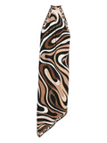 Pucci Sleeveless Silk Dress — Black — Size XS — Front View
