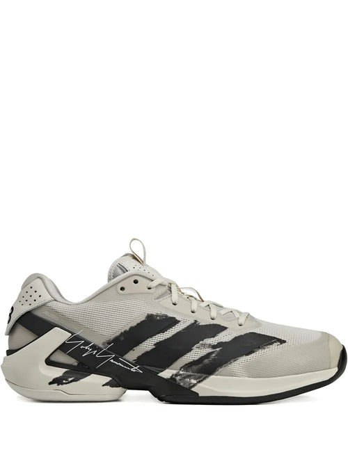 adidas Y-3 Ubersonic Orbit Grey/Black Sneakers — Light Grey — Size US M 6 - US W 7.5 — Front View