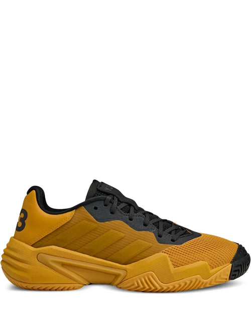 adidas Y-3 Barricade Collegiate Gold/Black Sneakers — Yellow — Size US M 6 - US W 7.5 — Front View