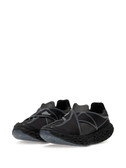 adidas Zponge Flux Cross-Strap Sneakers — Black — Size US M 3.5 - US W 5 — Side View