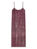 Dries Van Noten Polka Dot Pattern Midi Dress — Pink — Size S — Front View