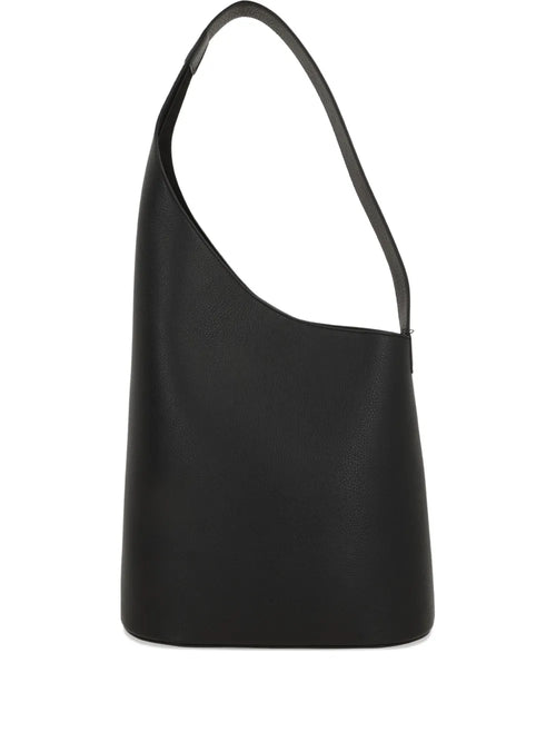 Aesther Ekme Grained Leather Shoulder Bag — Same as shown — Size One Size — Front View