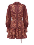 Alemais Seraphina Dress — Red — Size S — Front View