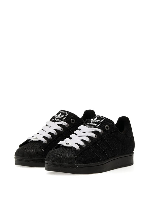 adidas Superstar Ii Denim Sneakers — Black — Size US M 4 - US W 5.5 — Side View