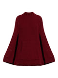 Max Mara Astoria Cape Pocket Mini Dress — Red — Size S — Front View