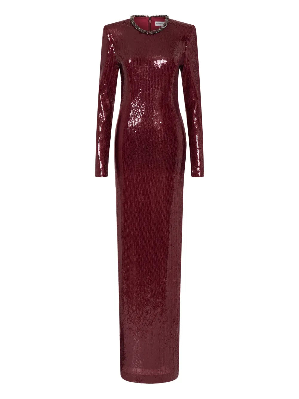 Rebecca Vallance Nero Sequin Embellished Maxi Dress — Same as shown — Size XS — Front View