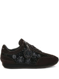 Kurt Geiger London Chelsea Jewel Tag — Dark Brown — Size US M 3.5 - US W 5 — Front View