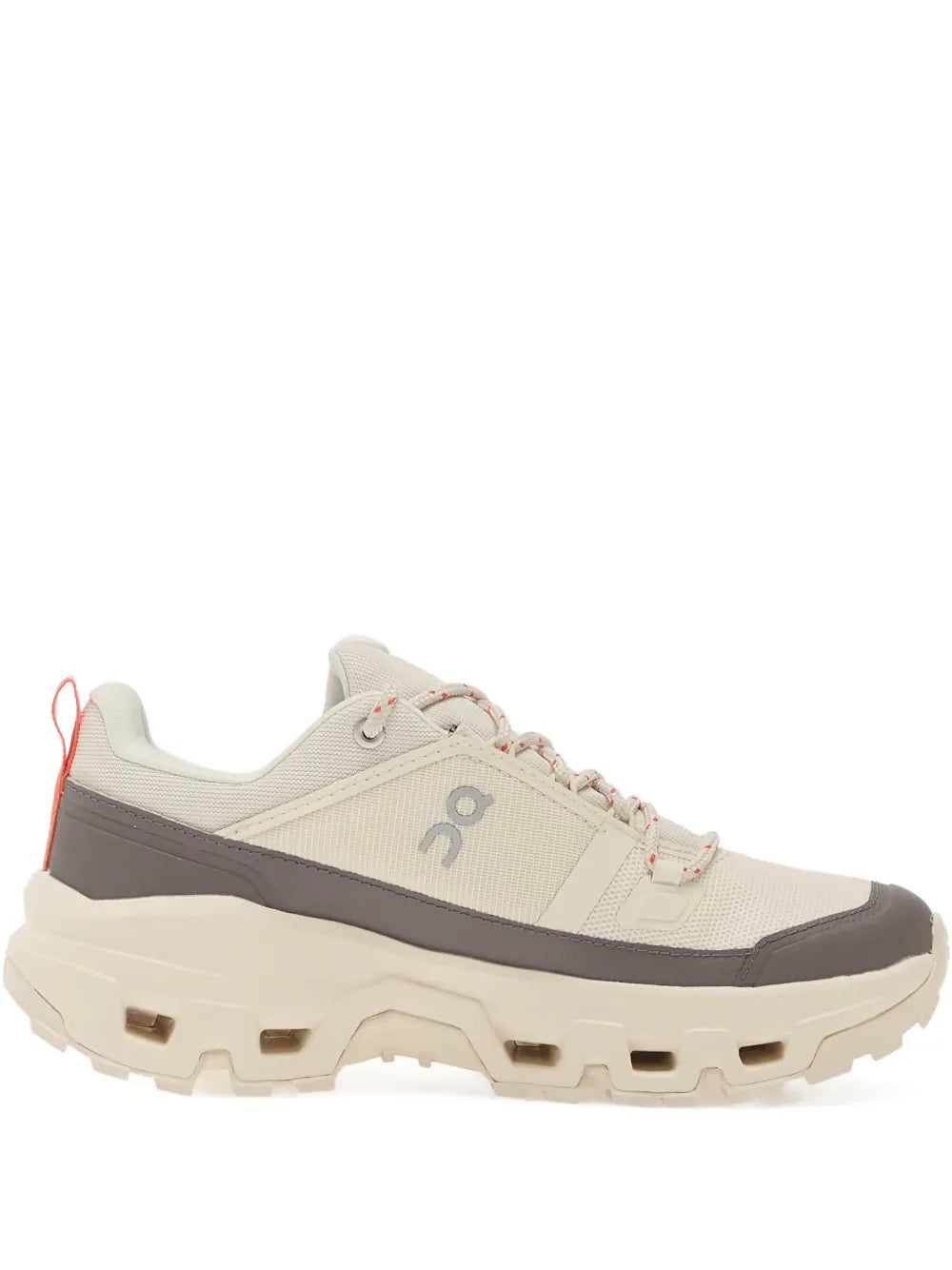 On Running Cloudrock Low Waterproof — Beige — Size US M 3.5 - US W 5 — Front View