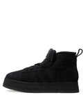 adidas Campus 00S Winter Mid — Black — Size US M 3.5 - US W 5 — Front View