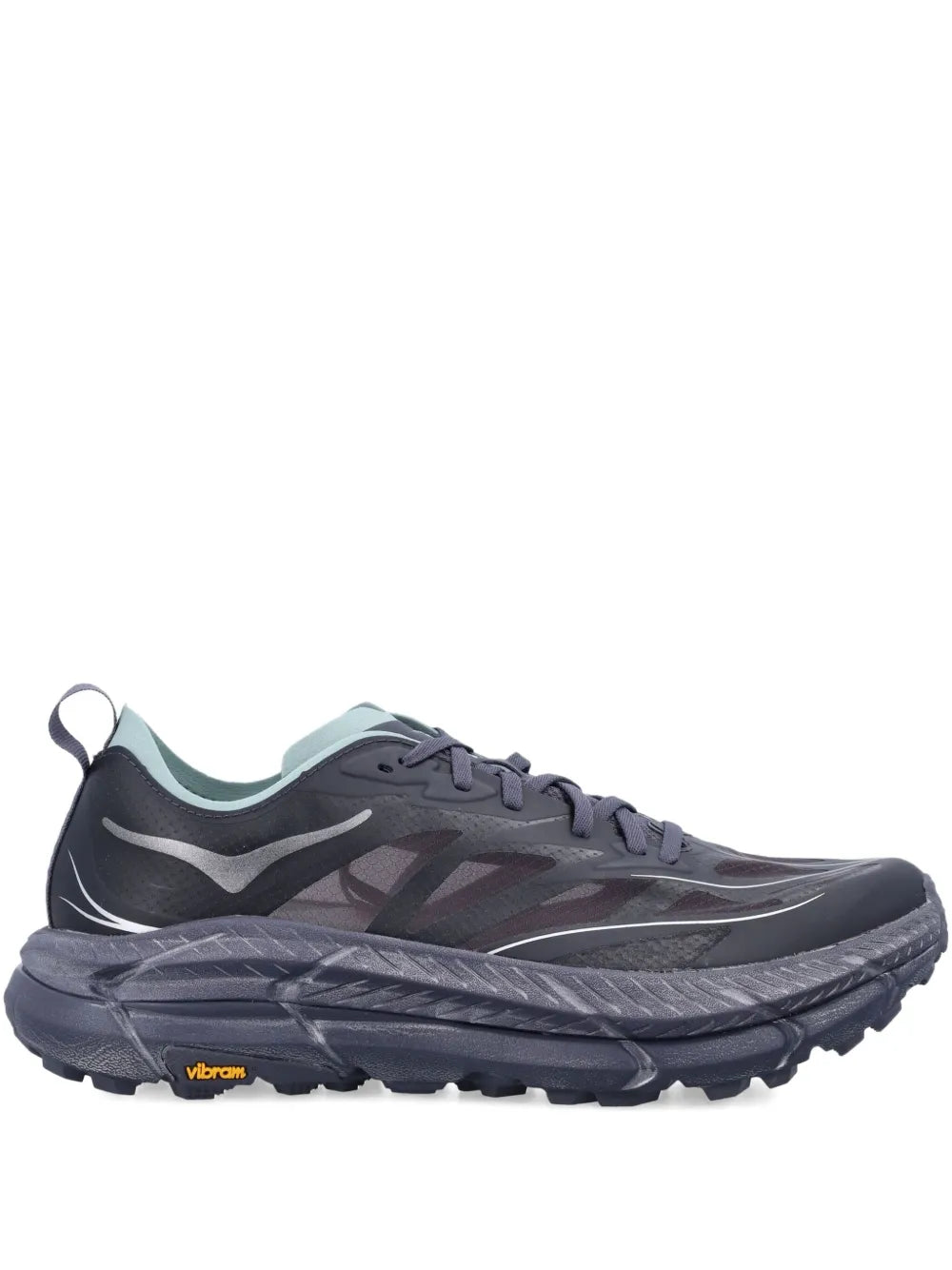 HOKA Mafate Speed 4 Lite — Grey — Size US M 3.5 - US W 5 — Front View