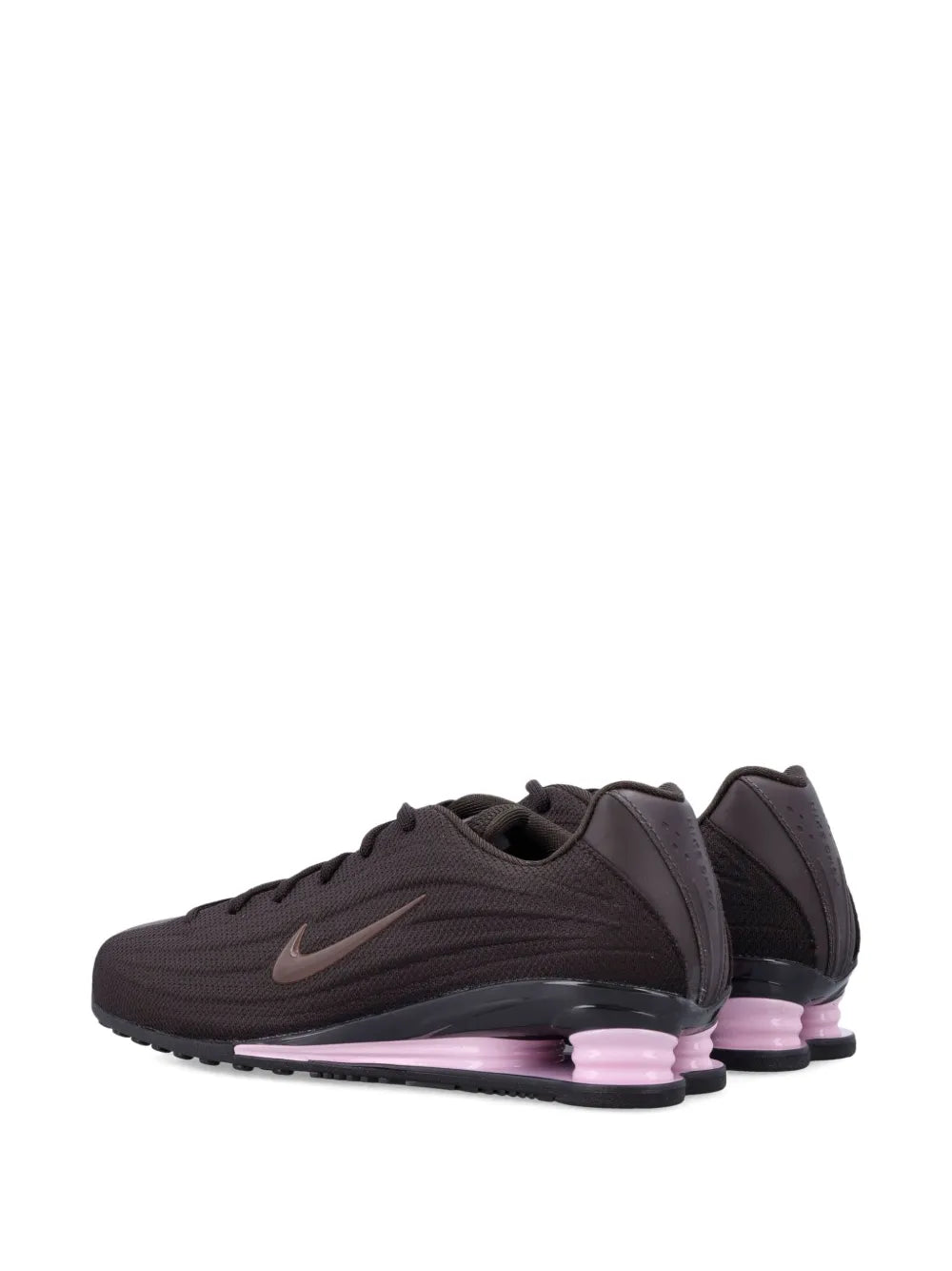 Nike Swoosh Detail Trainers — Brown — Size US M 3.5 - US W 5 — Top View