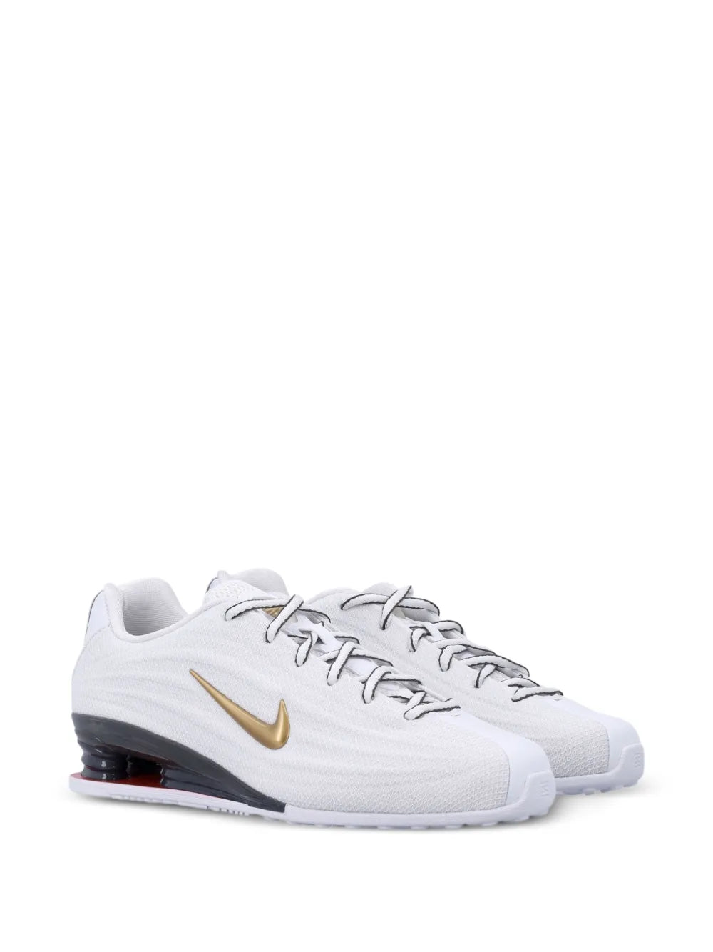 Nike Logo Trainers — White — Size US M 3.5 - US W 5 — Side View