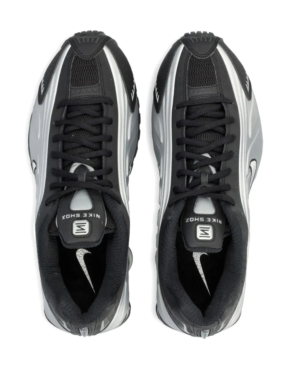 Nike Shox Metallic Trainers — Black — Size US M 3.5 - US W 5 — Back View