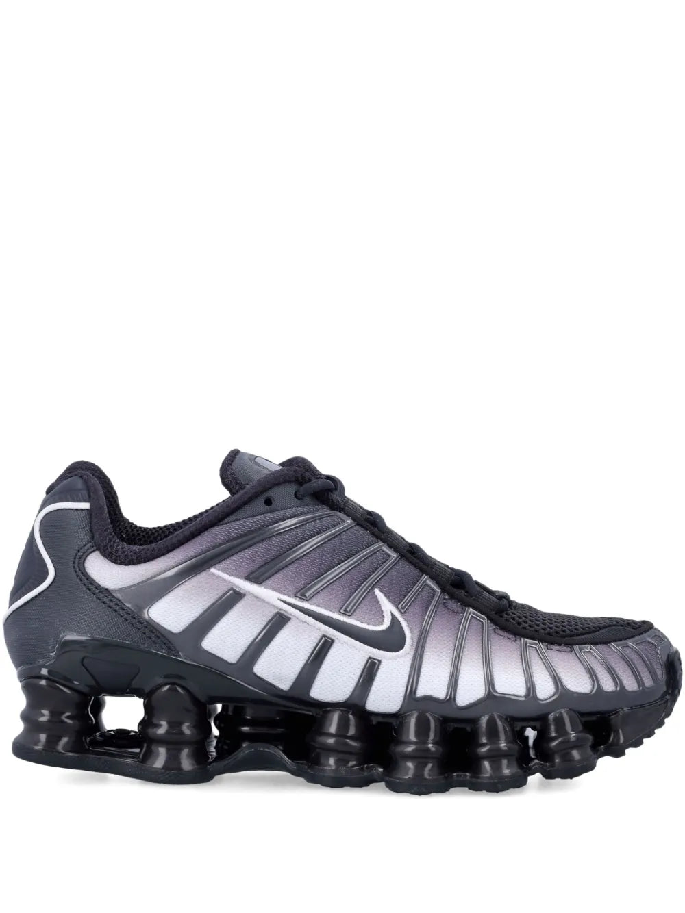 Nike Shox Tl Swoosh Detail Trainers — Black — Size US M 3.5 - US W 5 — Front View