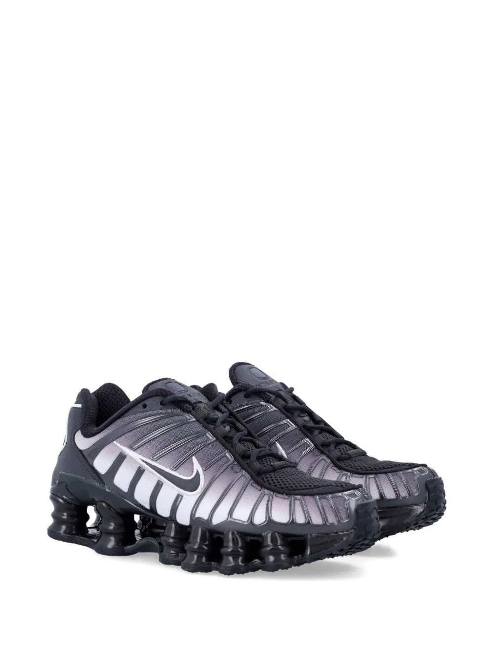 Nike Shox Tl Swoosh Detail Trainers — Black — Size US M 3.5 - US W 5 — Side View