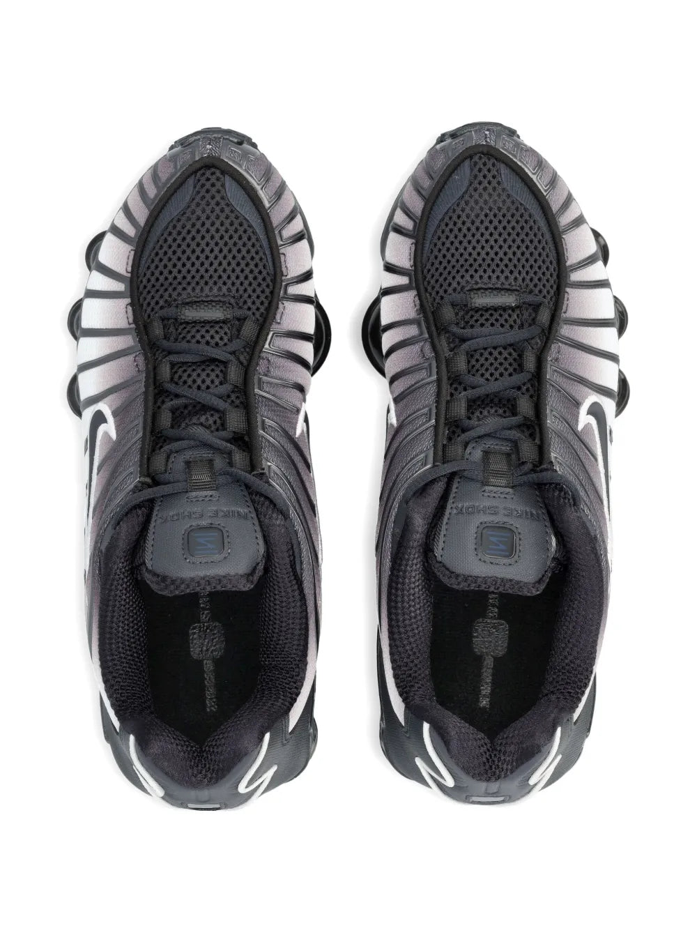 Nike Shox Tl Swoosh Detail Trainers — Black — Size US M 3.5 - US W 5 — Back View