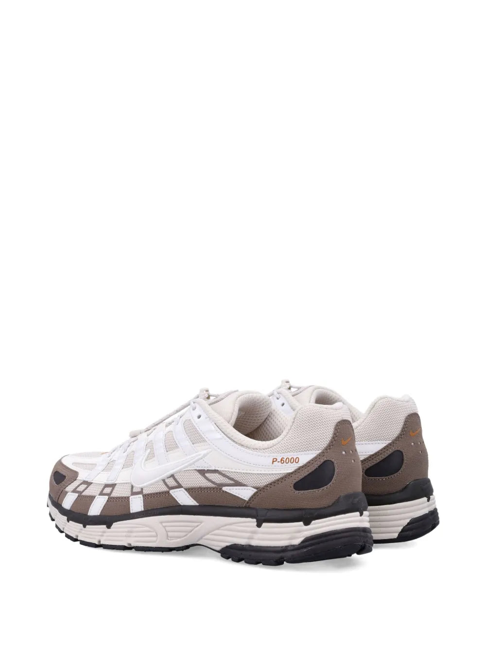 Nike P-6000 Panelled Trainers — Light Brown — Size US M 3.5 - US W 5 — Top View
