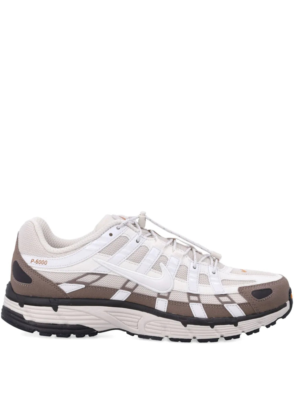Nike P-6000 Panelled Trainers — Light Brown — Size US M 3.5 - US W 5 — Front View