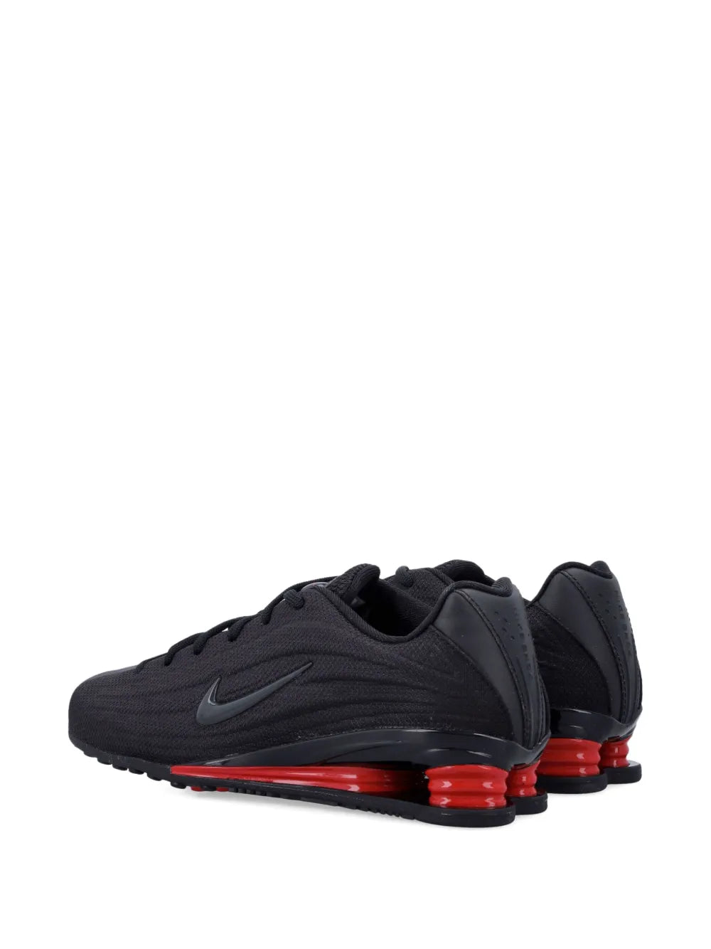 Nike Shox Z Swoosh Detail Trainers — Black — Size US M 3.5 - US W 5 — Top View