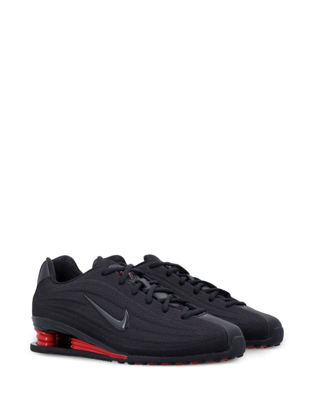 Nike Shox Z Swoosh Detail Trainers — Black — Size US M 3.5 - US W 5 — Side View