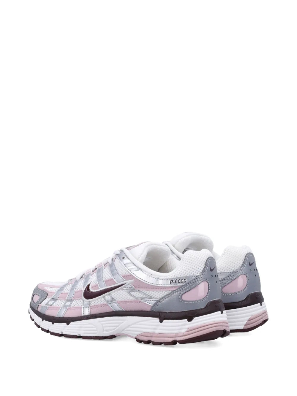 Nike Silver Panelled Trainers — White — Size US M 3.5 - US W 5 — Top View