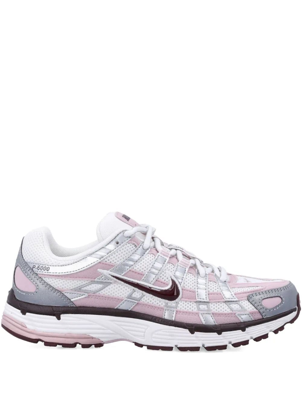 Nike Silver Panelled Trainers — White — Size US M 3.5 - US W 5 — Front View