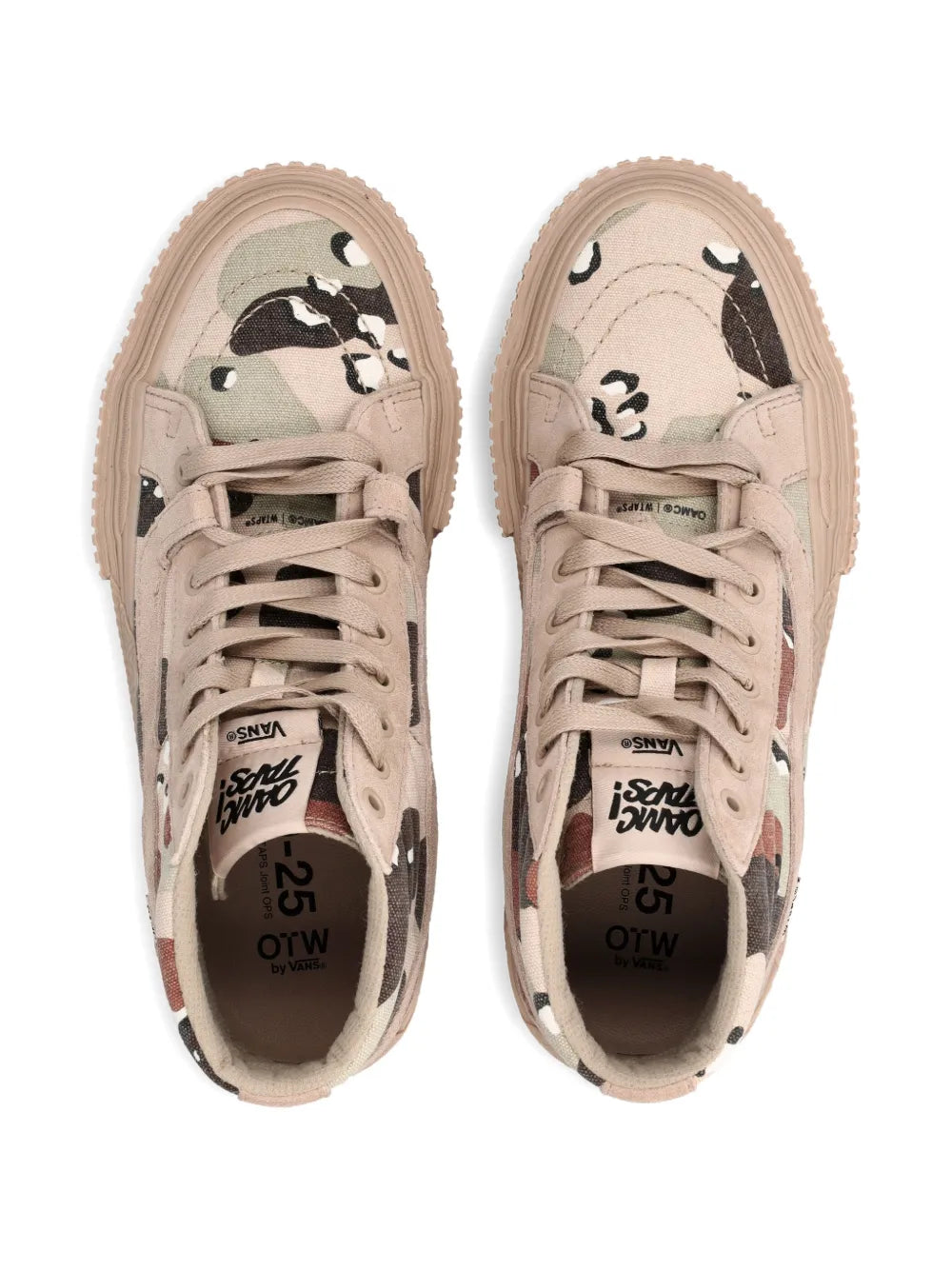 Vans Otw By Vans X Wtaps X Oamc Sk8-Hi Gl Lug Camouflage — Same as shown — Size US M 3.5 - US W 5 — Top View
