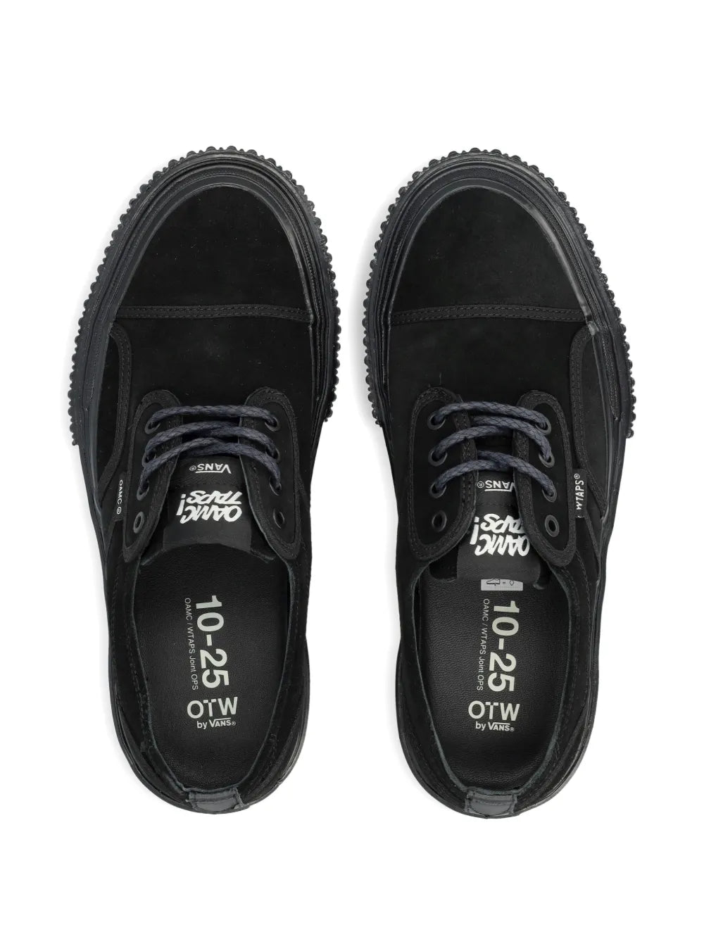 Vans Otw By Vans X Wtaps X Oamc Seylynn Platform — Black — Size US M 3.5 - US W 5 — Top View