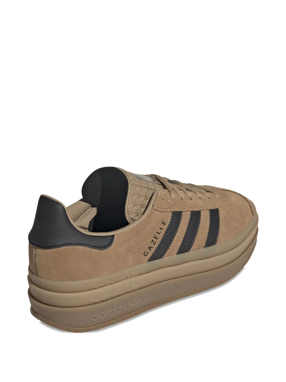 adidas Gazelle Bold Platform — Brown — Size US M 3.5 - US W 5 — Back View